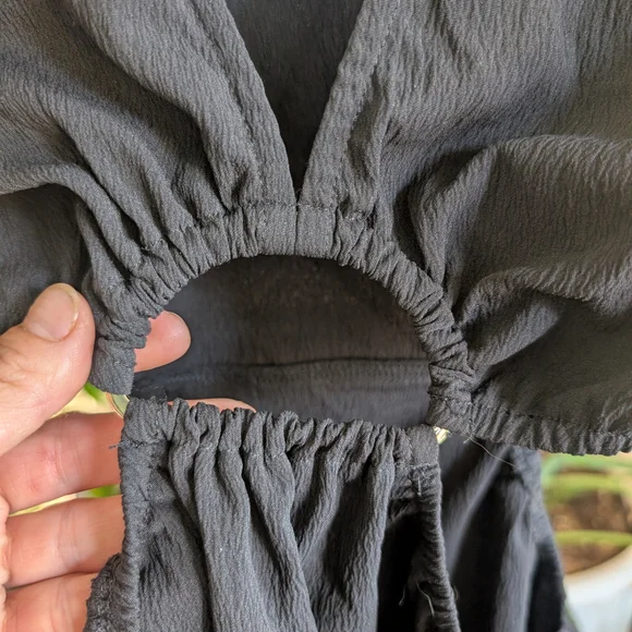 Cider Black Cut-Out Maxi Dress - Picture 2 of 13